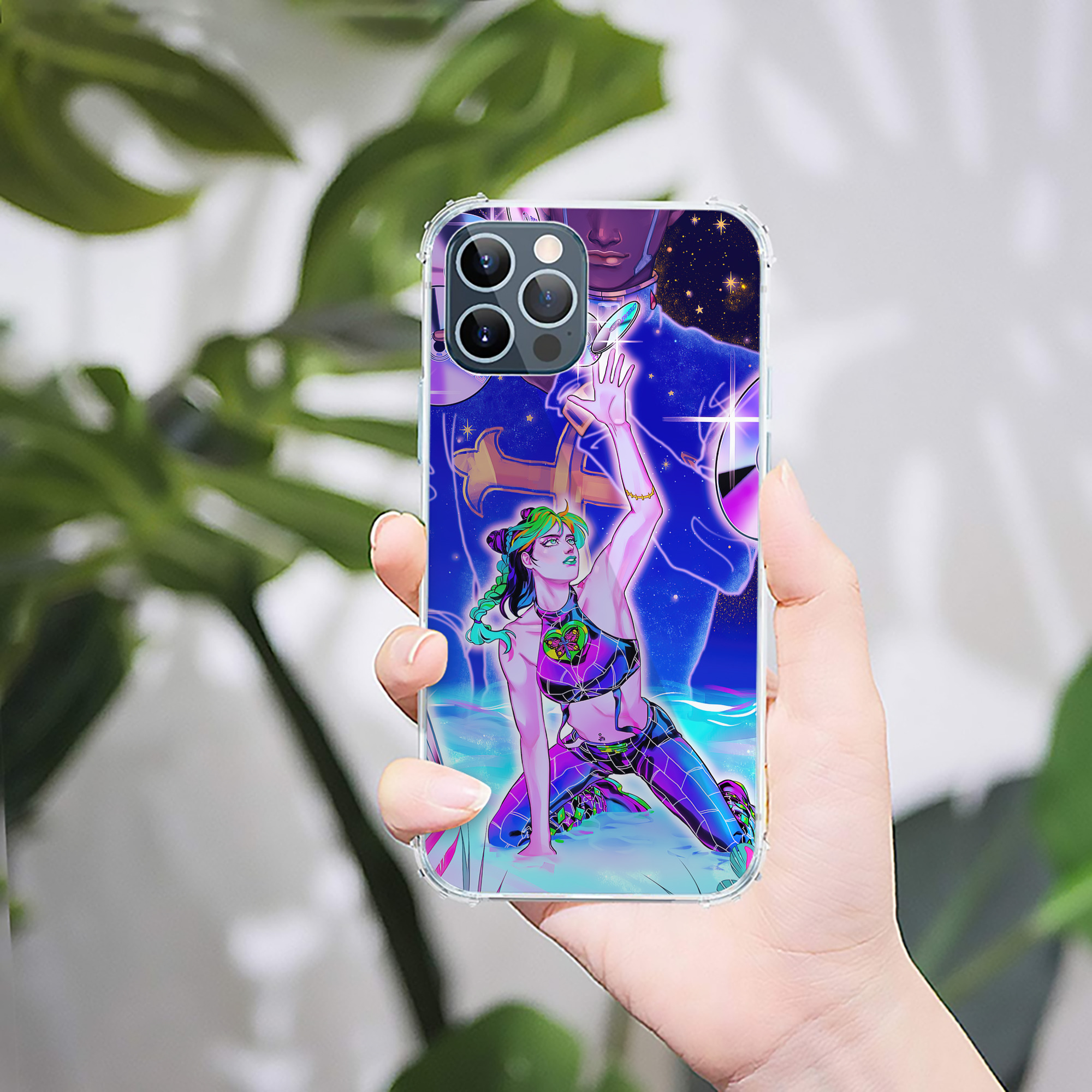 （画像用） ジョジョの奇妙な冒険 JoJo's Bizarre Adventure 【iPhone 12シリーズ対応】透明スマホケース（クリアソフトケース）